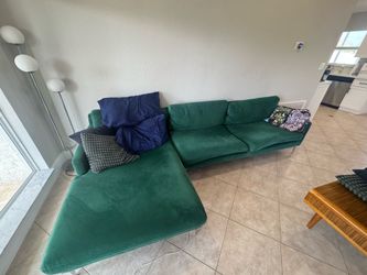 Wayfair Jasper Green couch