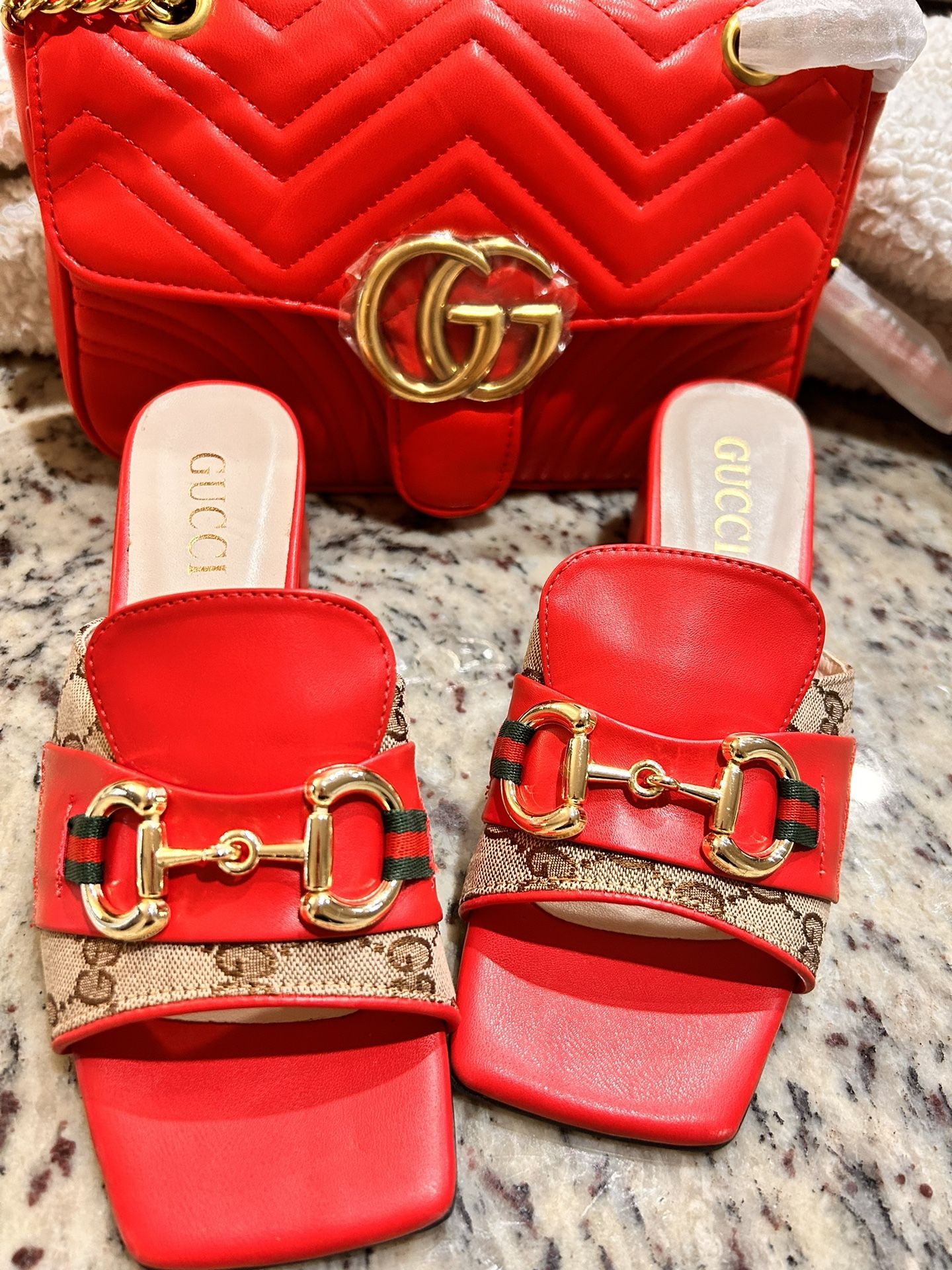 G-uchi Red Purse
