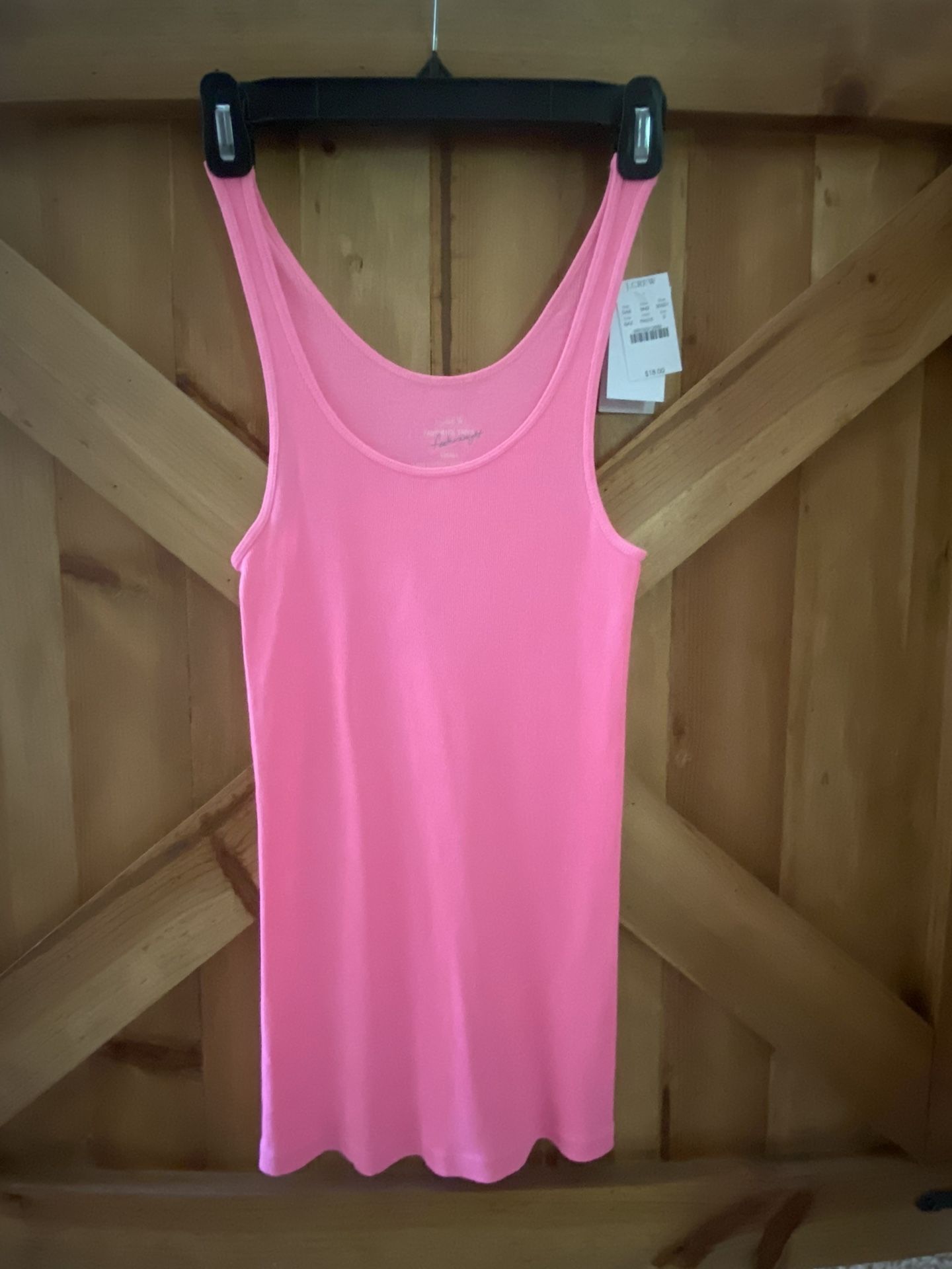 New JCrew Hot Pink Tank Top - Size Small