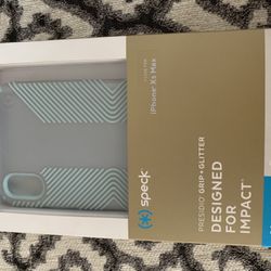 Speck Case iPhone Xs Max Blue/grey/glitter 