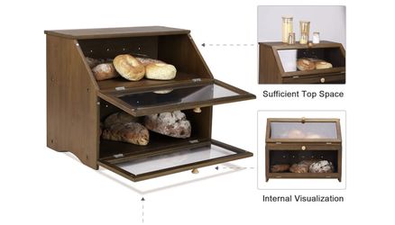 Bread Box For Countertop 