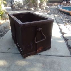 Rusty Metal Chest 1800's Gold Rush Era