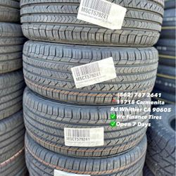 215/55R17 Goodyear Eagle Sport Set of Tires Installed and Balanced Set de Llantas Nuevas Instaladas y Balanceadas