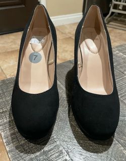 Black Suede heels