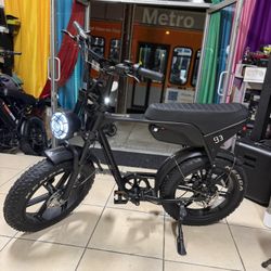 QMWHEEL V93 ELECTRIC BIKE 1500WATT MOTOR SPEED 33MPH-RANGE31 MILES  Motor:1500W Display:LCD Dashboard Battery:48V/15.6Ah  Max Speed:32 mph(50km/h) Ran