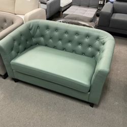 New 50” PU Leather loveseat sofa