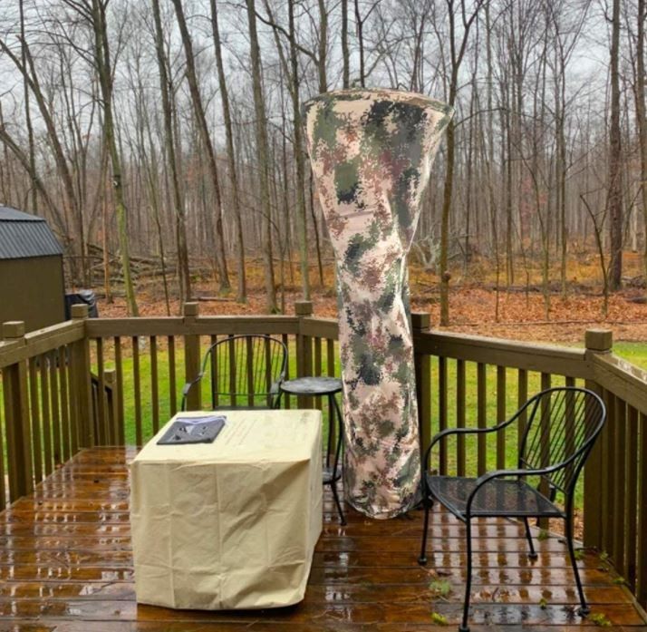 Warm Weather's Coming! Thick Waterproof Patio Heater Cover!