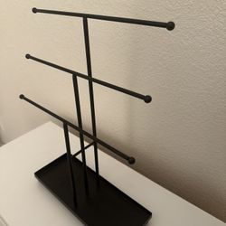 Jewelry Organizer Black 3 Tier