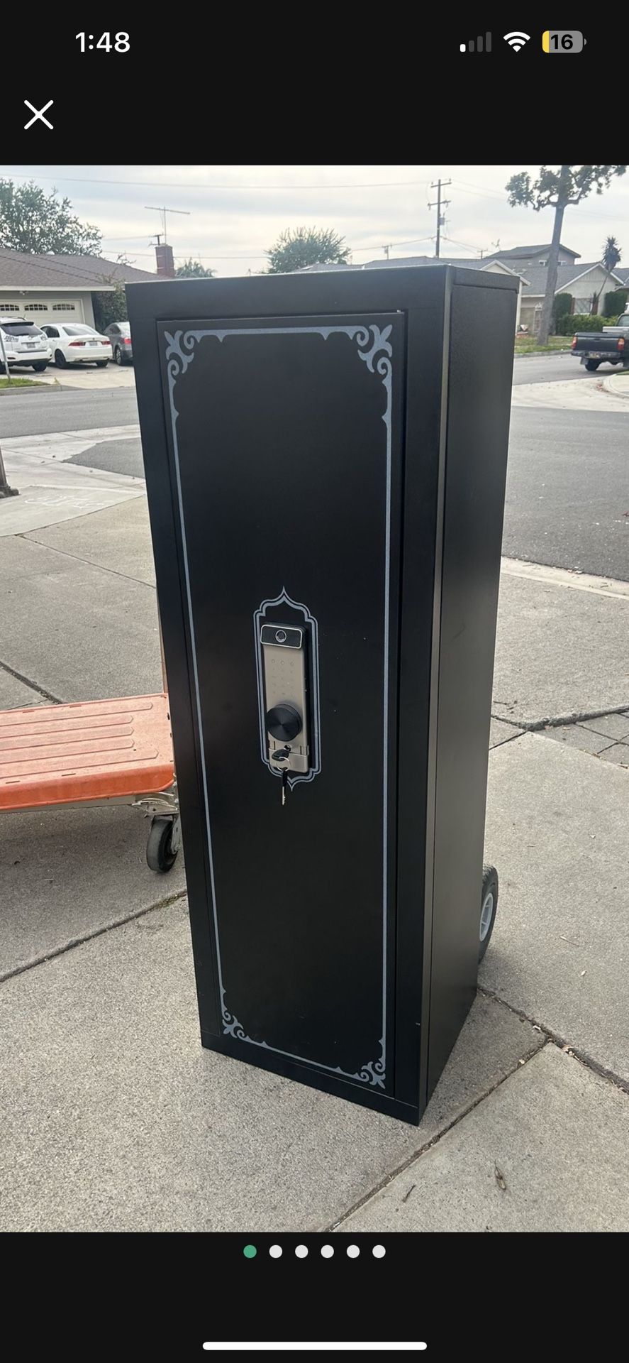 Brand New Heavy Duty Biometric Fingerprint Gun Safe Holds 15 