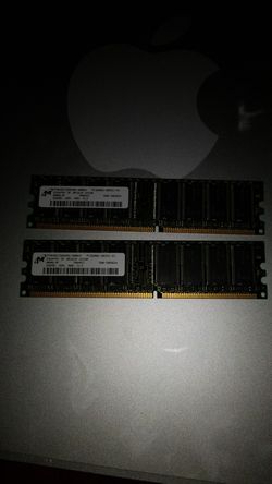 2x 256mb ddr ram, Micron