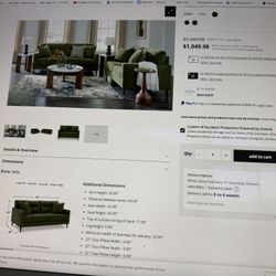 Ashley Sofa+Loveseat (3+2)