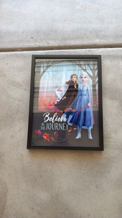 Frozen shadowbox art