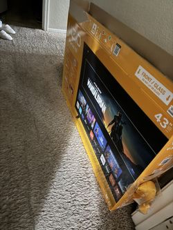 2 TVs One Is A 55 Inch Samsung And 43 Inch Vizio