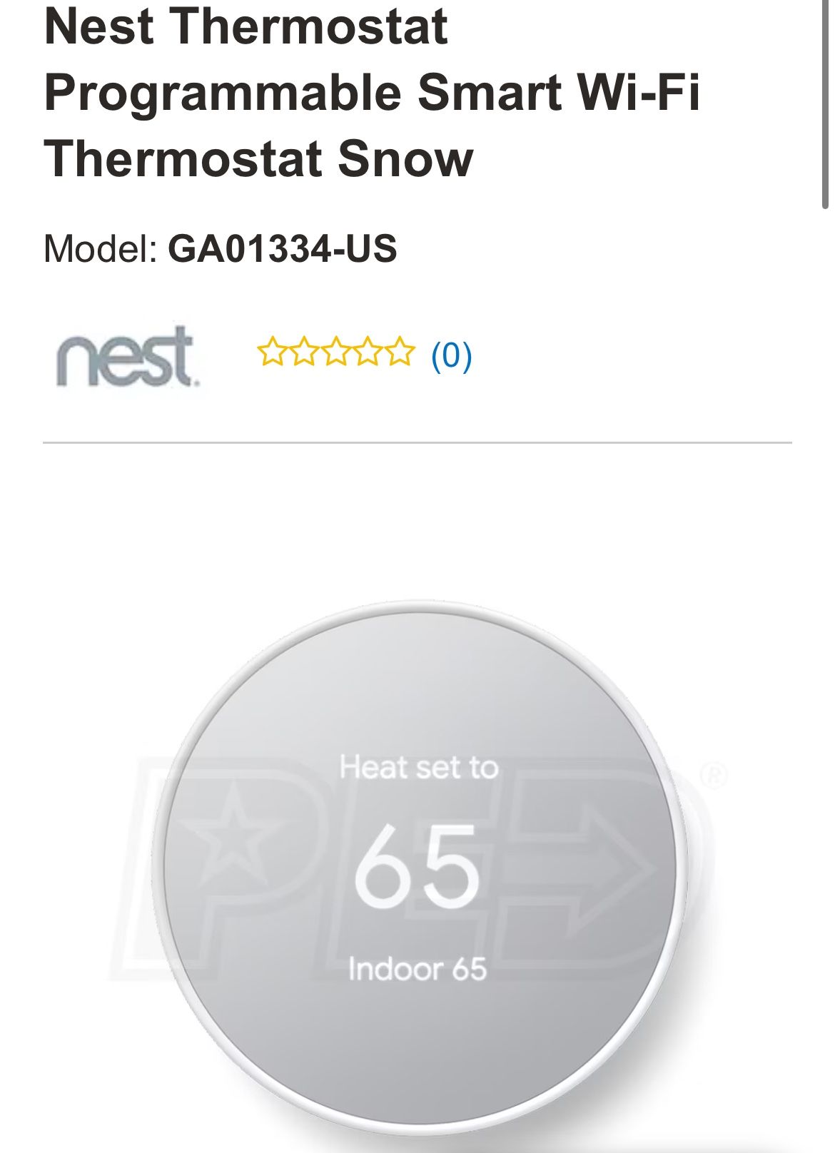 Google Nest Thermostat
