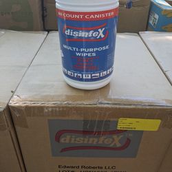 Boxes Of Disinfectant Wipes 24 Canisters Just  $10 