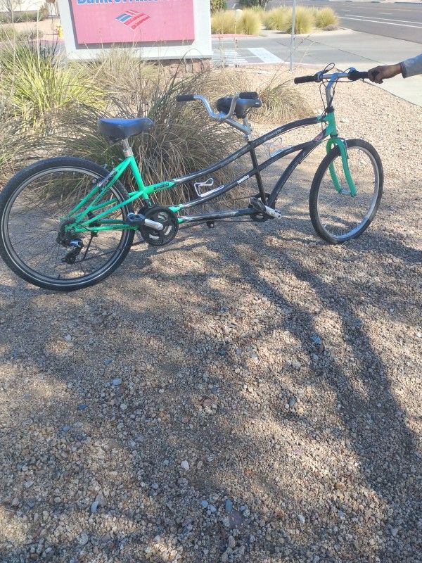 Tandem bicycle