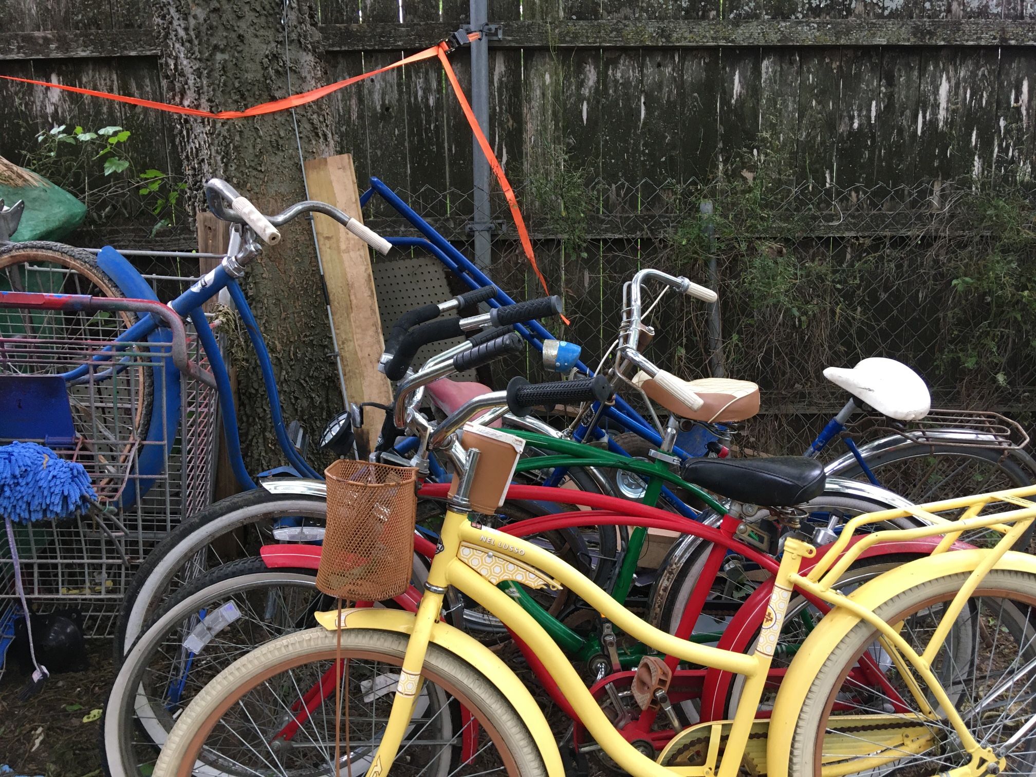 All original vintage bicycles