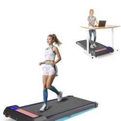 3 in 1 Treadmill, Portable Under Desk Walking Pad with Incline for Home/Office, Remote Control, LED Display