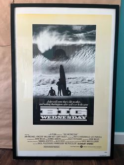 Framed Big Wednesday Movie Poster 1x28.5x42.5