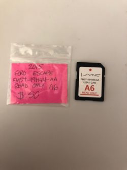Ford Escape SD card