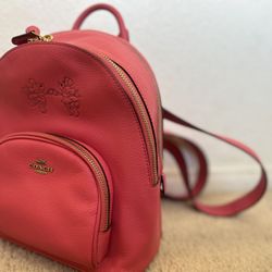 Limited Edition Pink Coach Minnie Mouse Women’s Backpack 200 Willing To Negotiate 