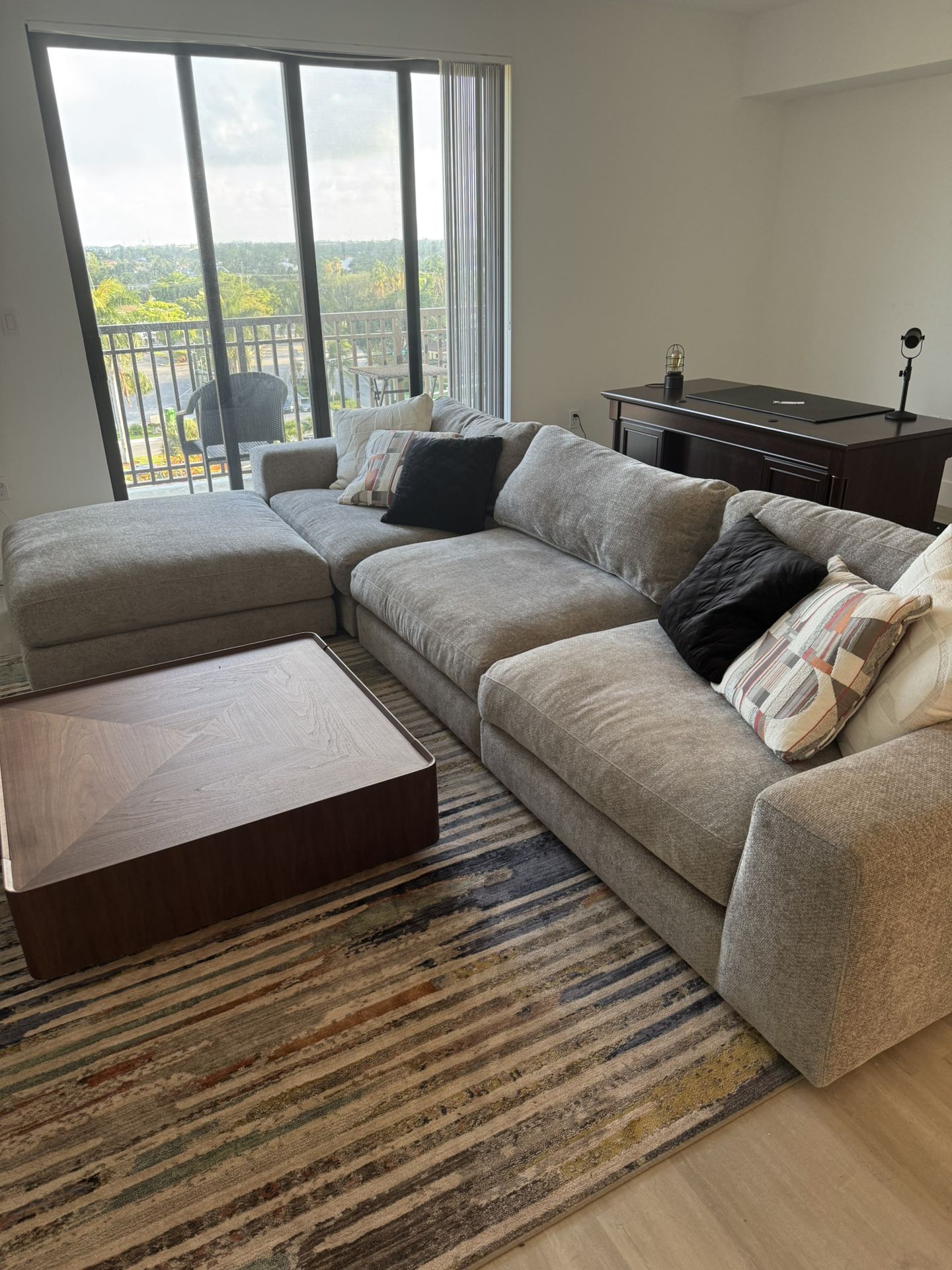 Modular Sectional Sofa – Drew & Jonathan (4pc) + Pillows