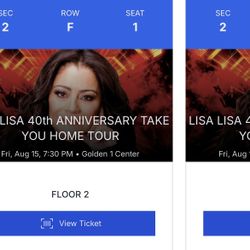 Lisa Lisa with Expose Friday Aug 15th
