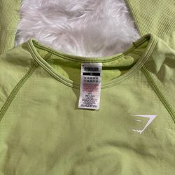 Lime Green Gym Shark Set