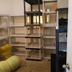 Room Full Of Shelving Depending On The Heights 