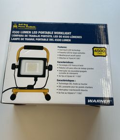 Bull Dog Power Products 4500 Lumen LED Portable Worklight. New In Box 