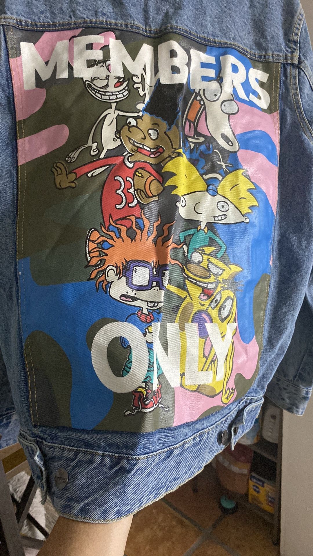 Members Only Size M Vintage Denim Jacket
