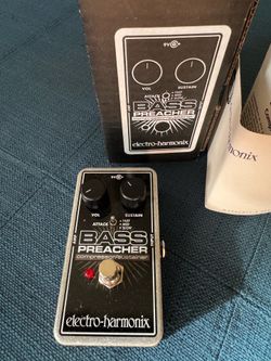 🚦BASS PREACHER~ Electro~Harmonix ( Compressor/Sustainer)