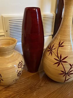 Set Of 3 Decorative Vases