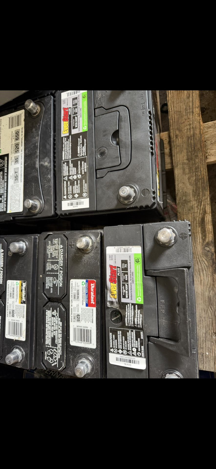 USED BATTERIES