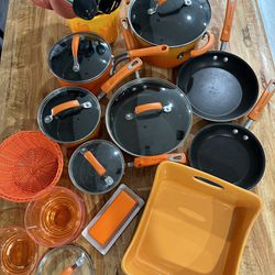 Kitchen Rachel Ray Orange Pans/pots And Things for Sale in Phoenix, AZ -  OfferUp