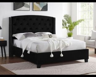 King Bed Frame With Mattress