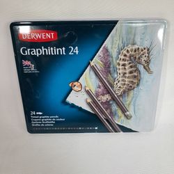 New Derwent Graphitint Pencils Set Of 24 (Damaged Box)