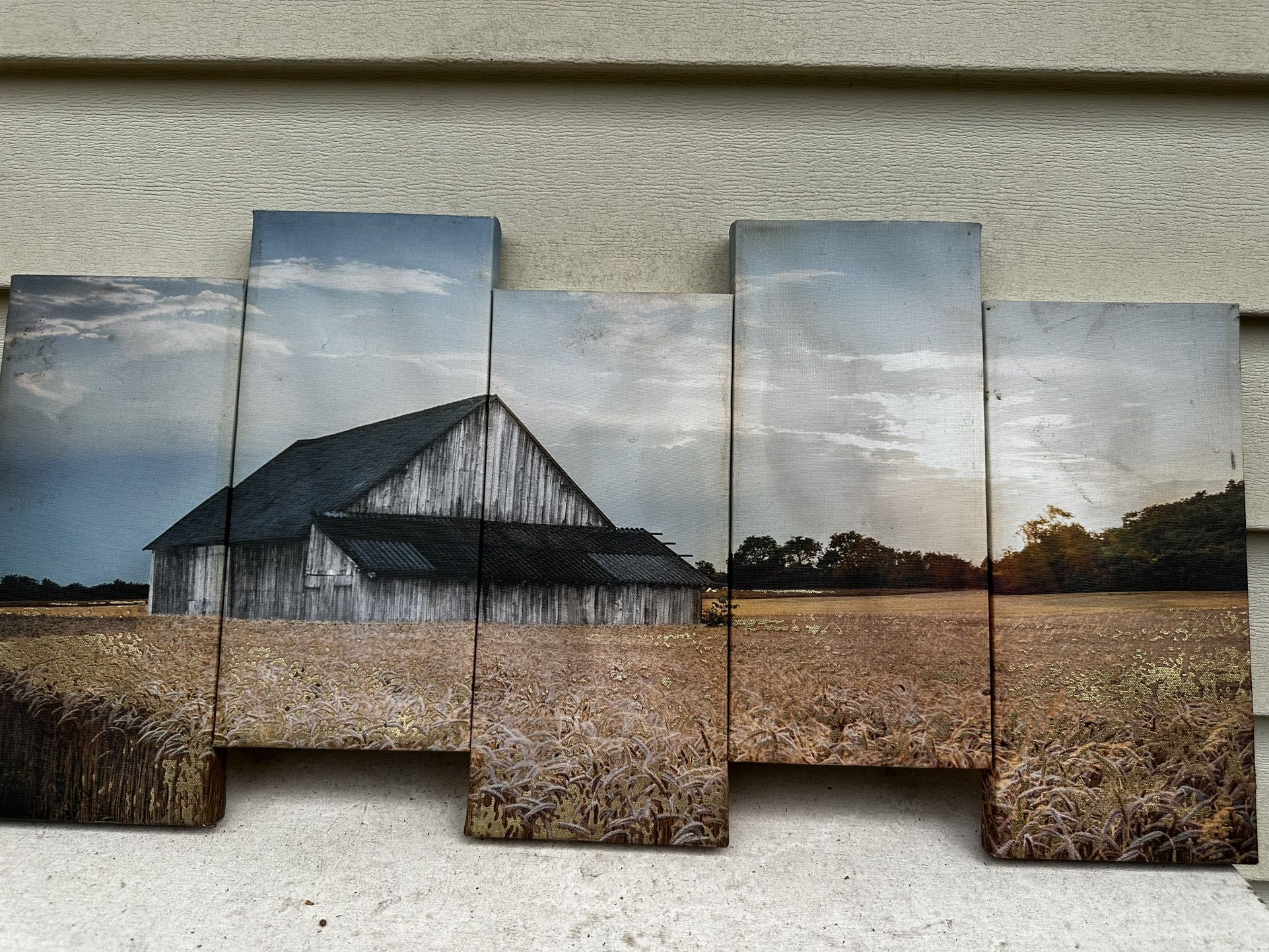 Rustic Countryside Barn Wall Art Decor