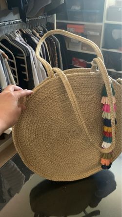 Straw bag