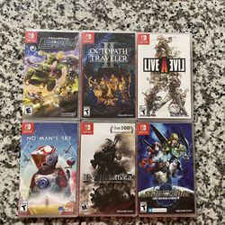 Brand New sealed Nintendo Switch Games for sale