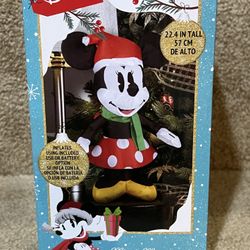 Disney Minnie Mouse inflatable Airblown Inflatable Indoor 22 In Gemmy