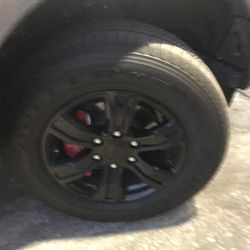 Bridgestone Tires 25565R17 - Set Of 4 Tires And Alloy Wheels