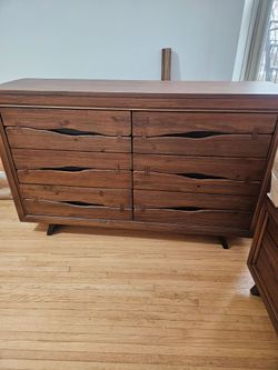 Solid wood 5 piece bed set