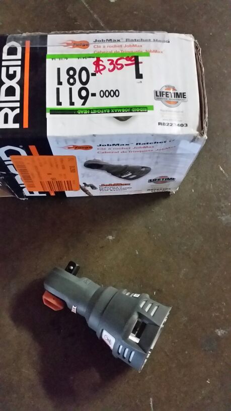 Ridgid JobMax Ratchet head
