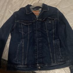 Men’s Blue Denim Jacket Xl