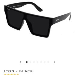 II SVGE Icon Black Polarized Glasses 