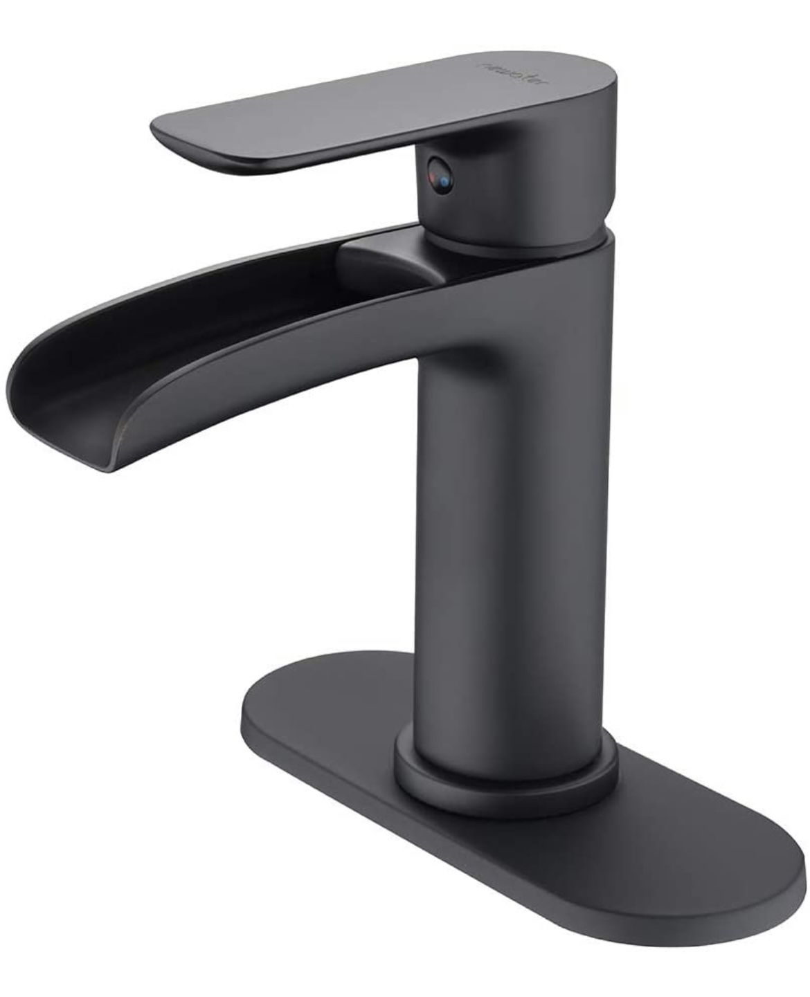 Brand new Black Matte Waterfall Bathroom Faucet