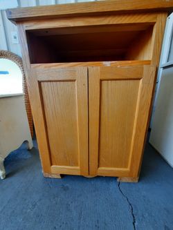 open cabinet