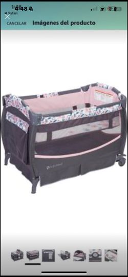 Baby Playard with Changing Table & Removable Infant Full-Size Bassinet, Diaper Storage Basket 