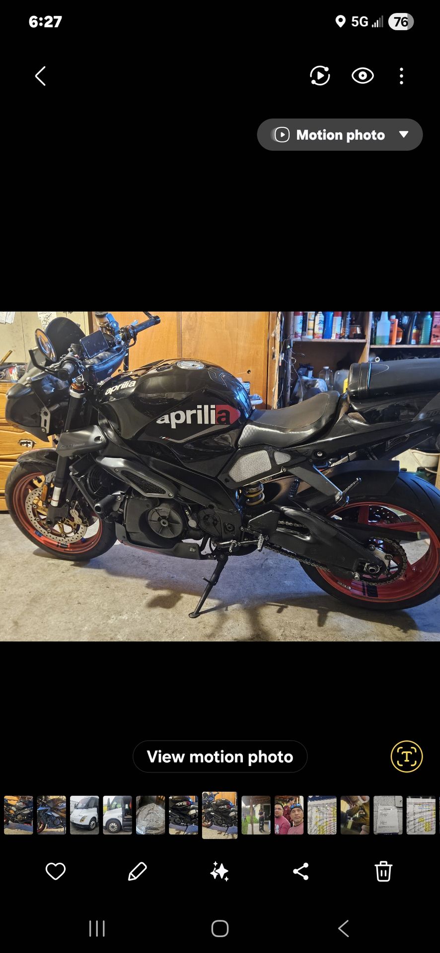 2005 aprillia touno 1000r